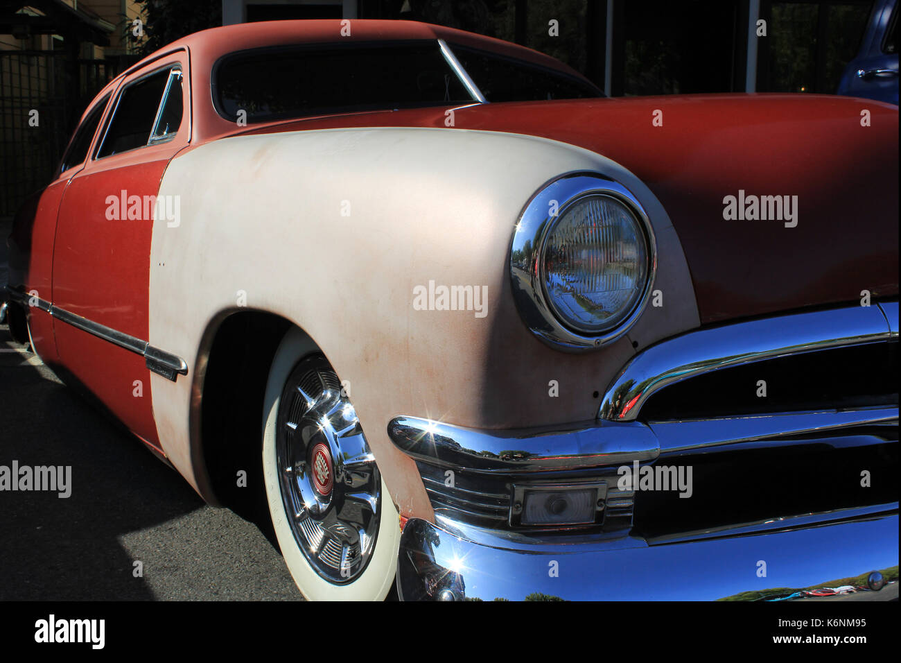 Hot Rod bei Fairfax Car Show Kalifornien Stockfoto