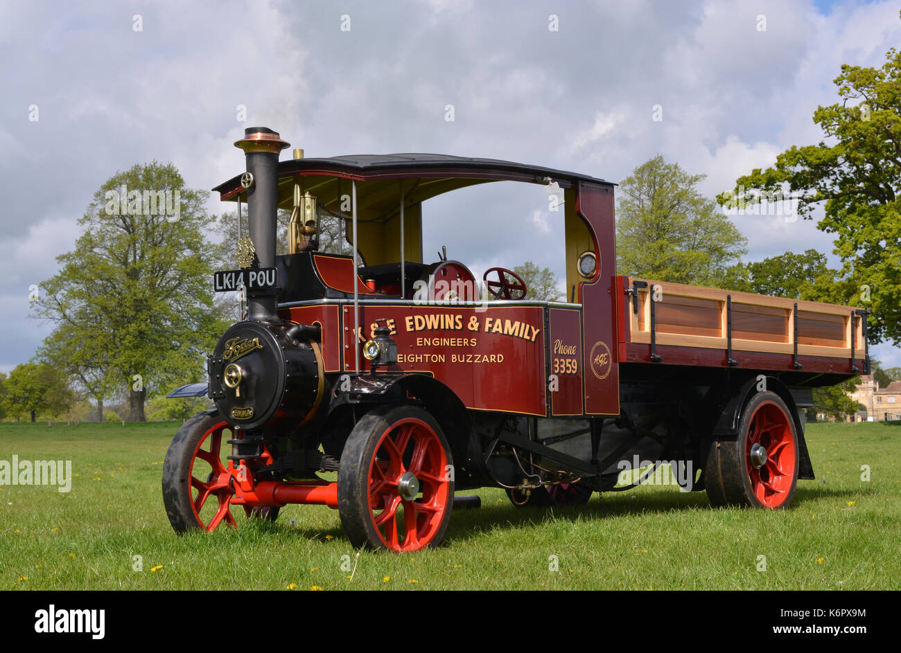 Foden Steam Waggon 6 Zoll, Modell Stockfoto