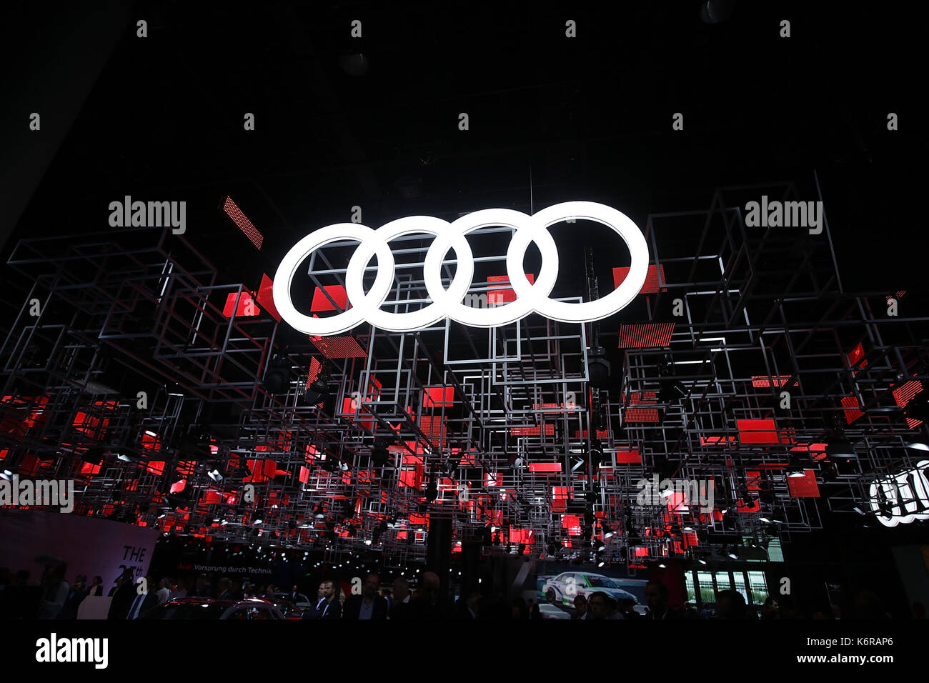 12.09.2017, Messegelände, Frankfurt, 67. IAA Pkw Frankfurt/Main, 14. - 24. September 2017, im Bild Audi Foto: Cronos/Hasan Bratic Stockfoto