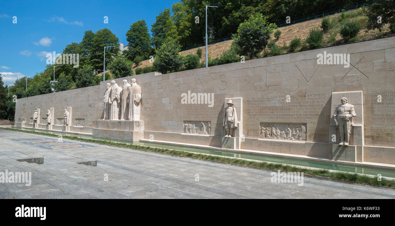 Reformationsdenkmal, Genf, Schweiz Stockfoto