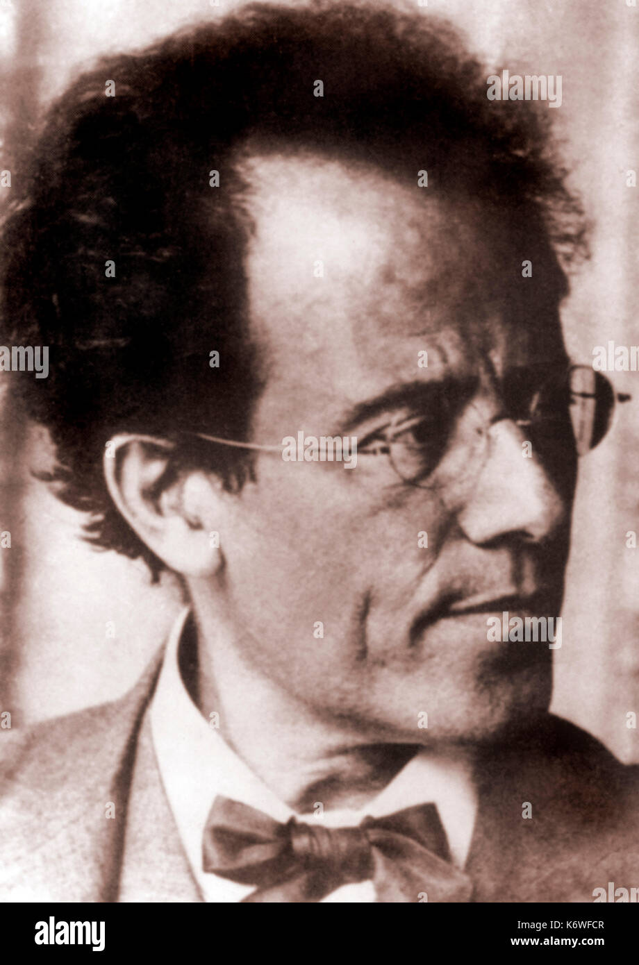 Gustav Mahler Portrait, c 1908. Der oesterreichische Komponist, 1860-1911 Stockfoto