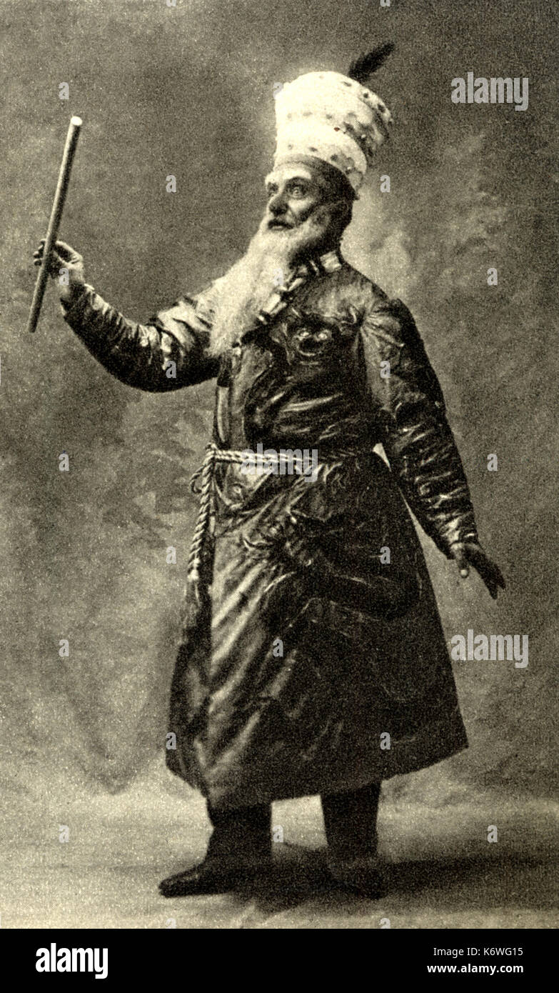 Strawinsky. Petruschka 1911, cecchetti als Vieux Scharlatan. Zuerst von Ballet Russe de Diaghilew, Theatre Du Chatelet, Paris, 13. Juni 1911 durchgeführt. Russischer Komponist, 1882-1971. Ballet Russe, Ballets Russes Stockfoto