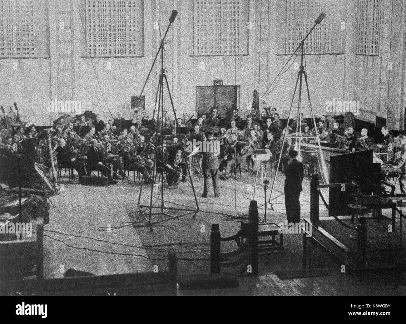 Aufnahme - Abbey Road Studios - 1940 Stockfoto
