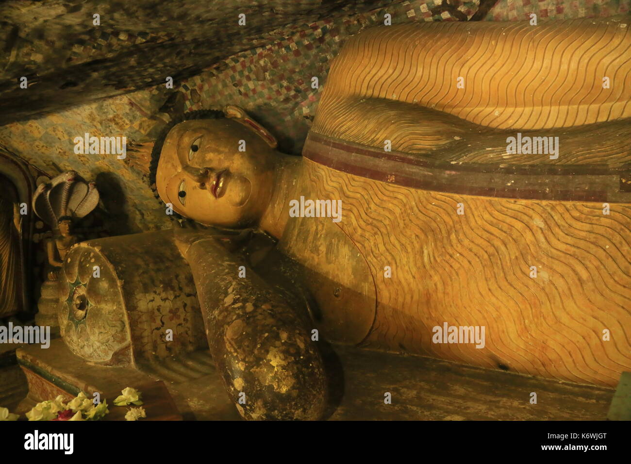 Höhlentempel Dambulla, Sri Lanka, Asien Stockfoto