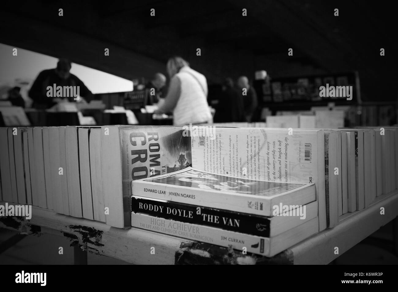 Book Fair on the Southbank. London. Stockfoto