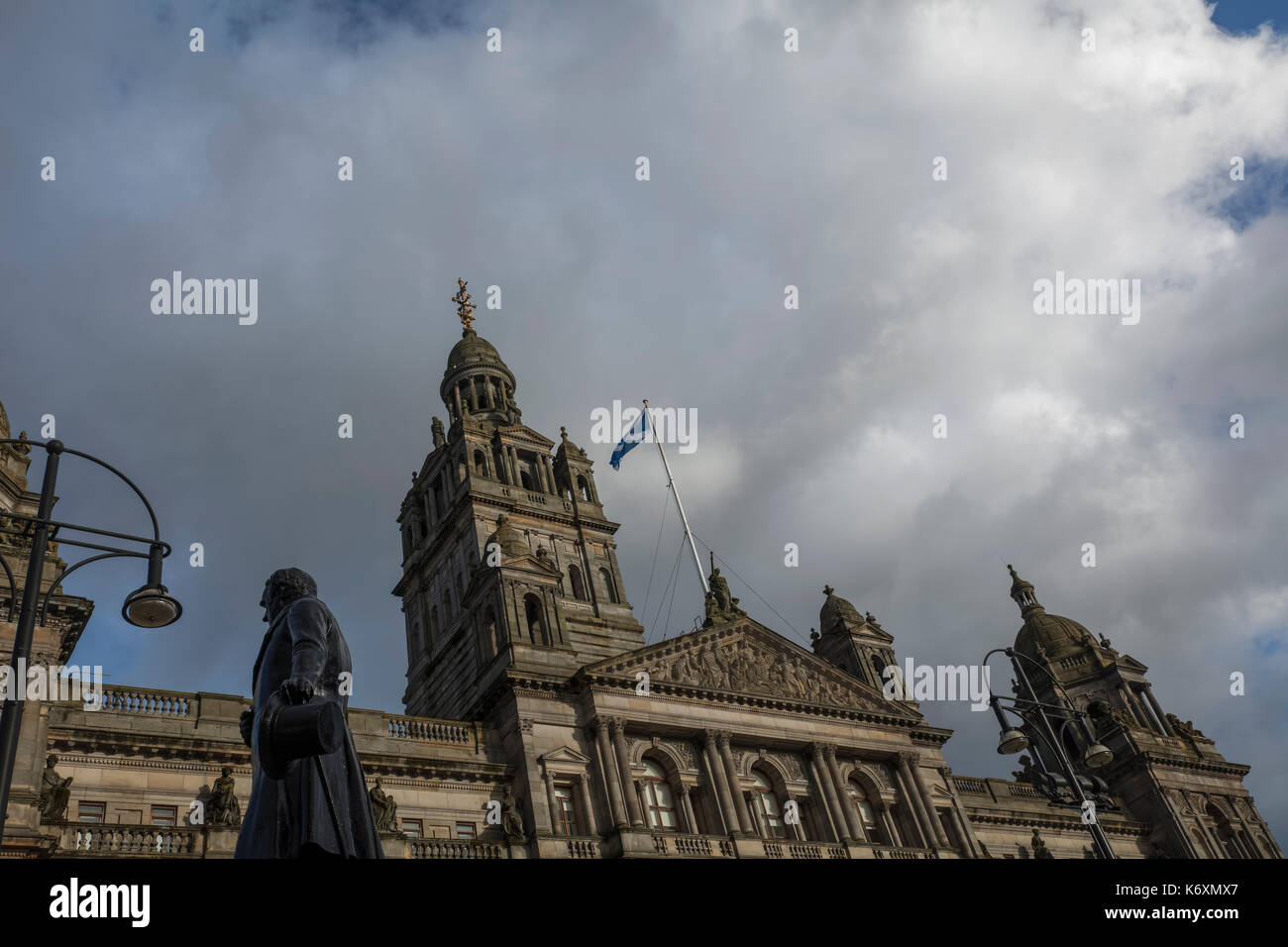Glasgow City Chambers in Schottland Stockfoto