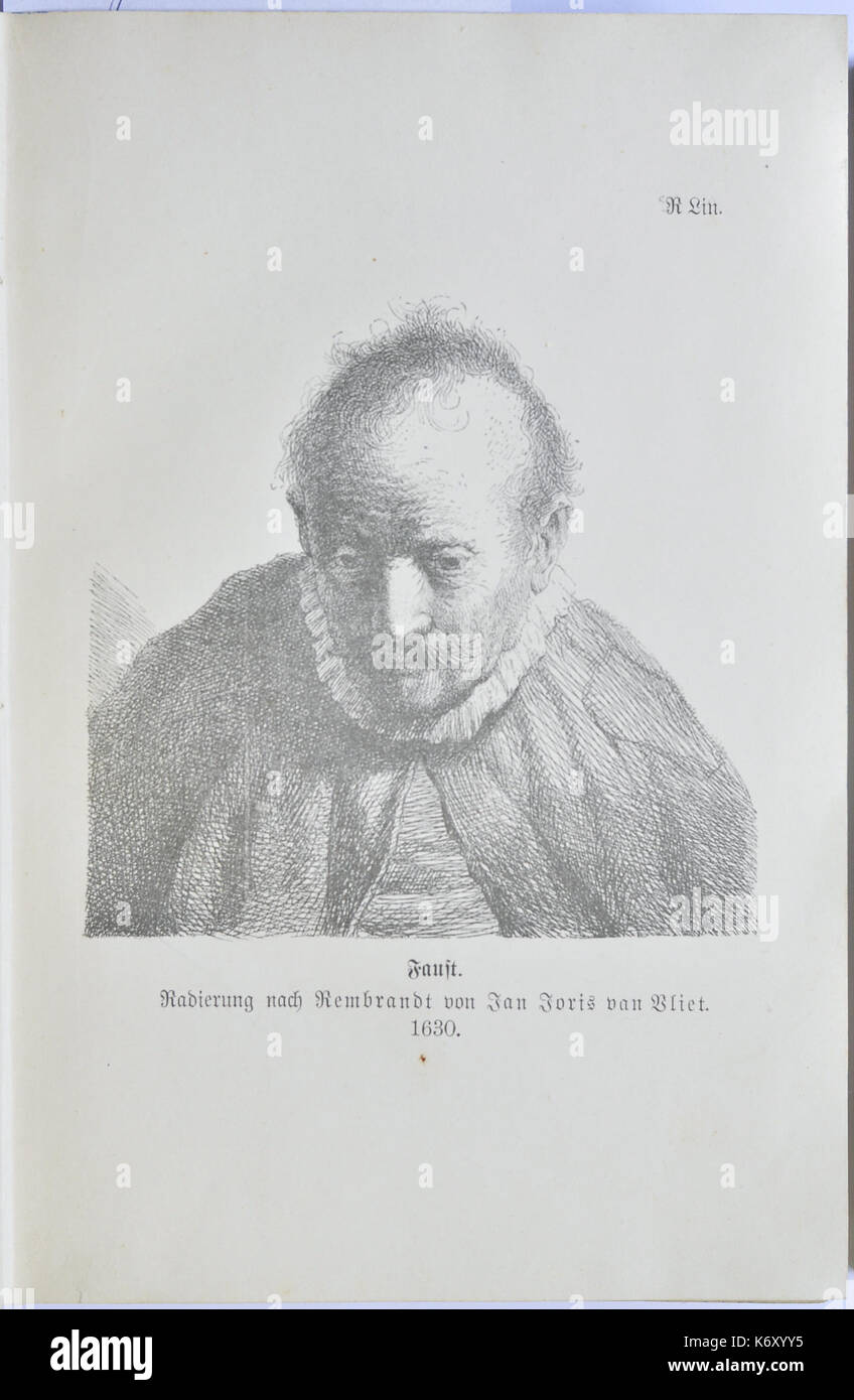 Faust in der Geschichte und Tradition 1356 Stockfoto
