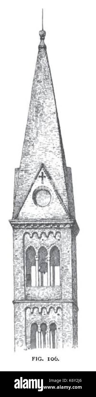 Abb. 106 Turm und die Turmspitze von Sta. Maria Novella Stockfoto