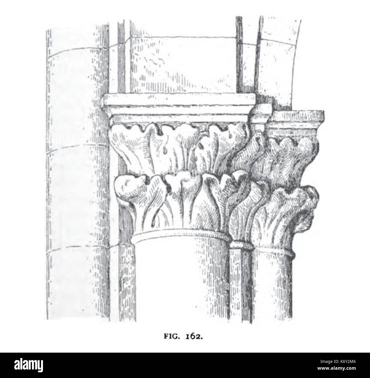 Abb. 162 Hauptstadt des Kirchenschiffs, Sta. Maria Novella Stockfoto