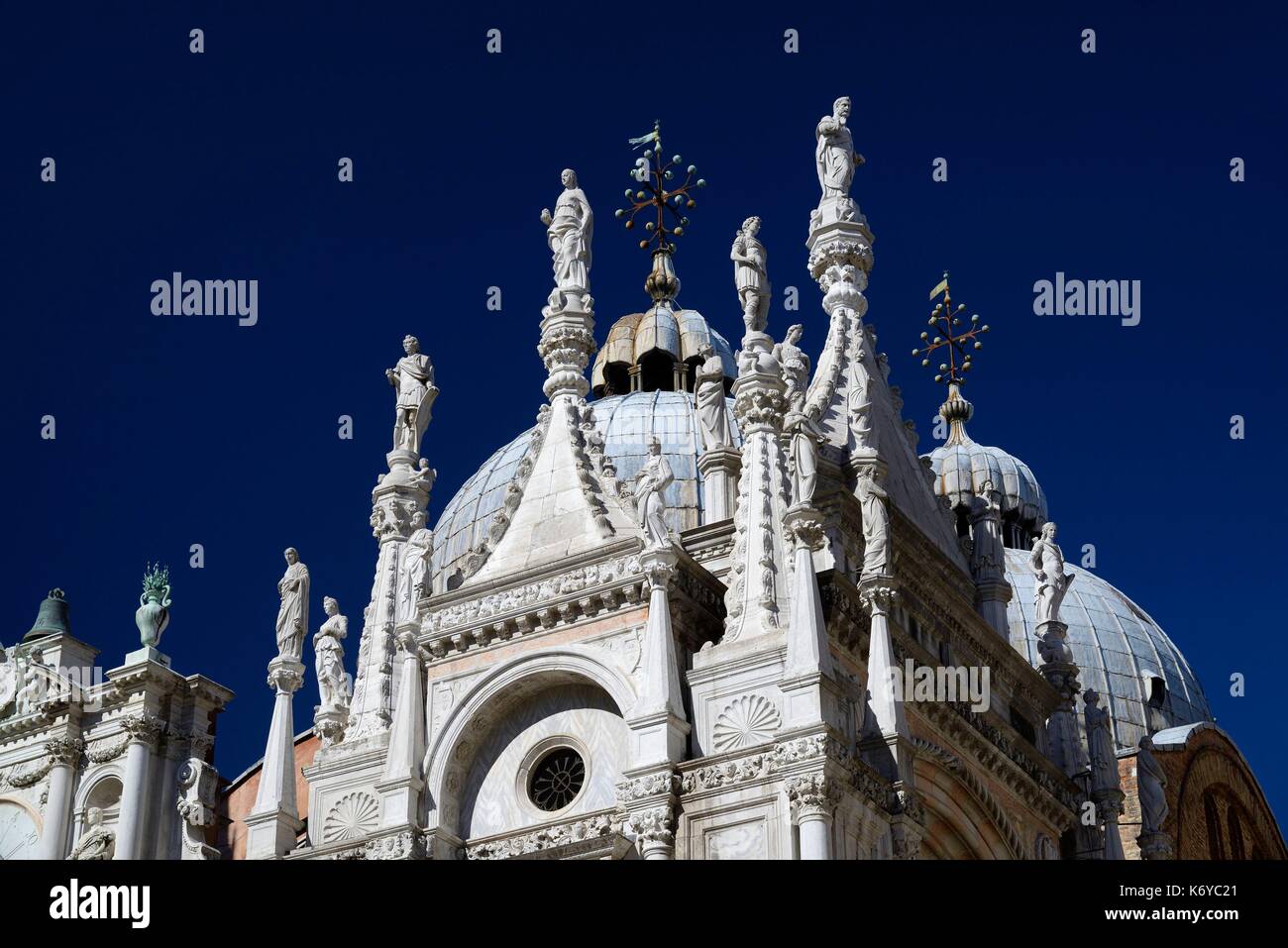 Italien, Veneto, Venedig, ein UNESCO Weltkulturerbe, Dogenpalast (Palazzo Ducale). Stockfoto