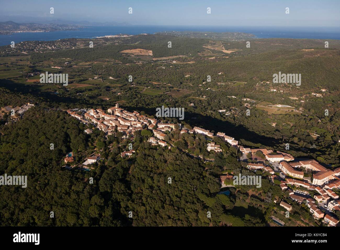 Gassin Village South France Provence Stockfotos und -bilder Kaufen - Alamy