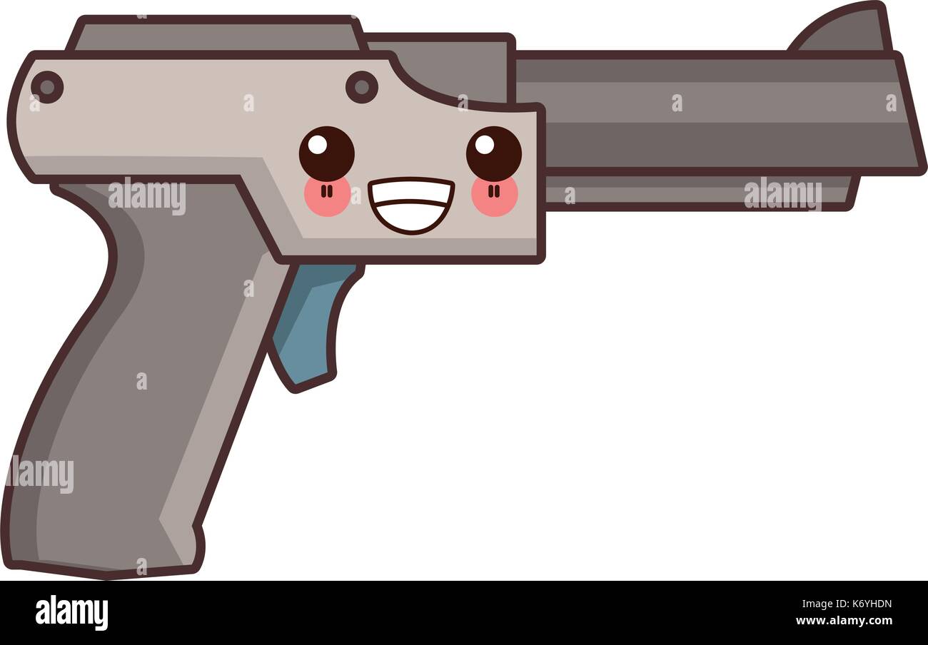 wallpapers Gun Pictures Cartoon https www alamy de videospiel gun pistole niedlich kawaii cartoon image159187665 html