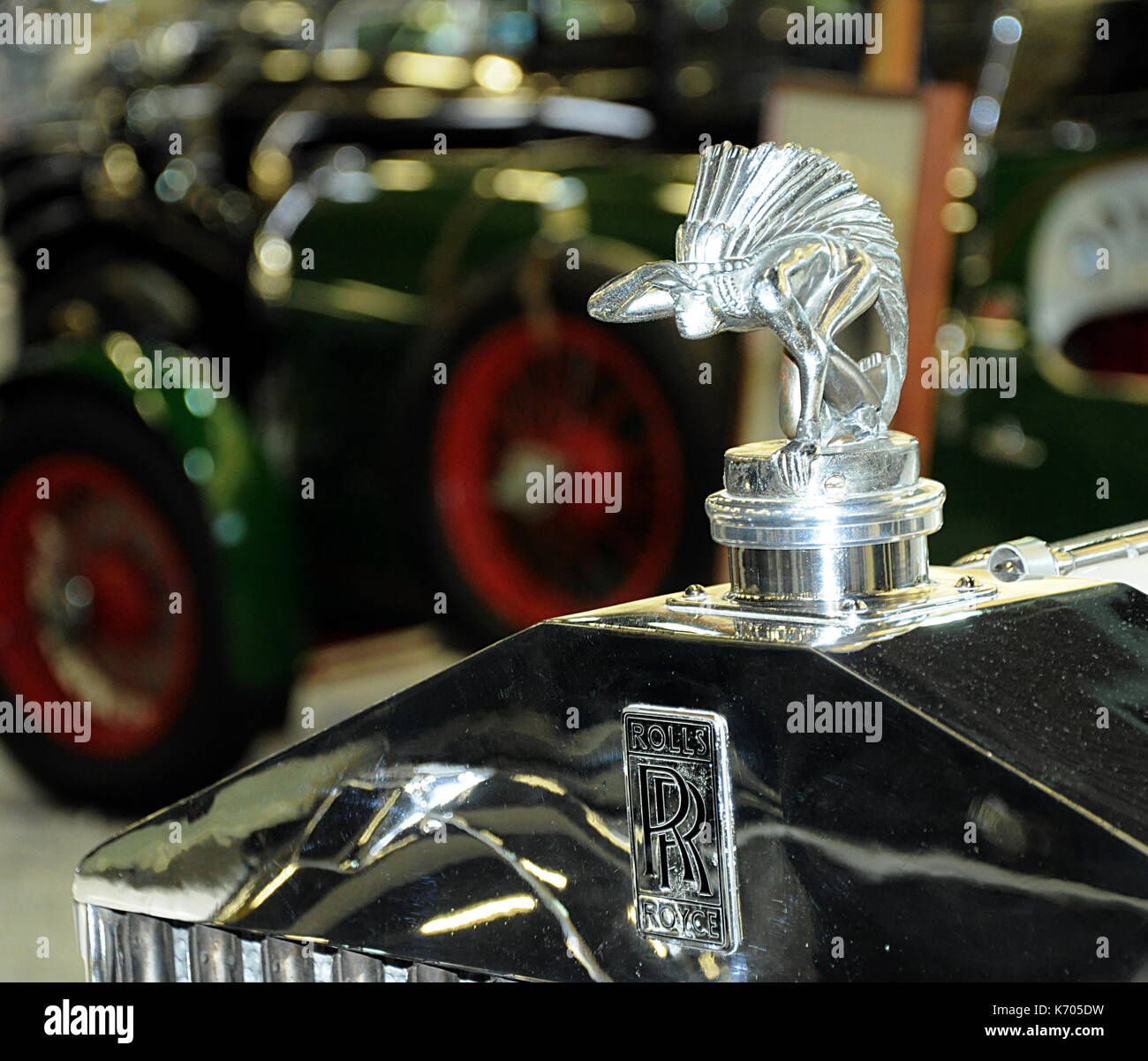 Geist der Ekstase auf der Motorhaube Stockfoto