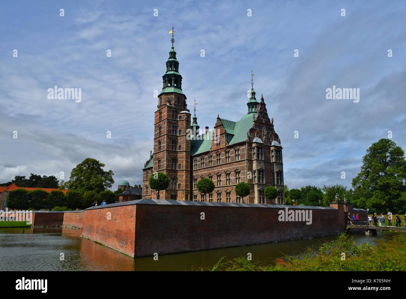 Schloss Rosenborg im Sommer Stockfoto