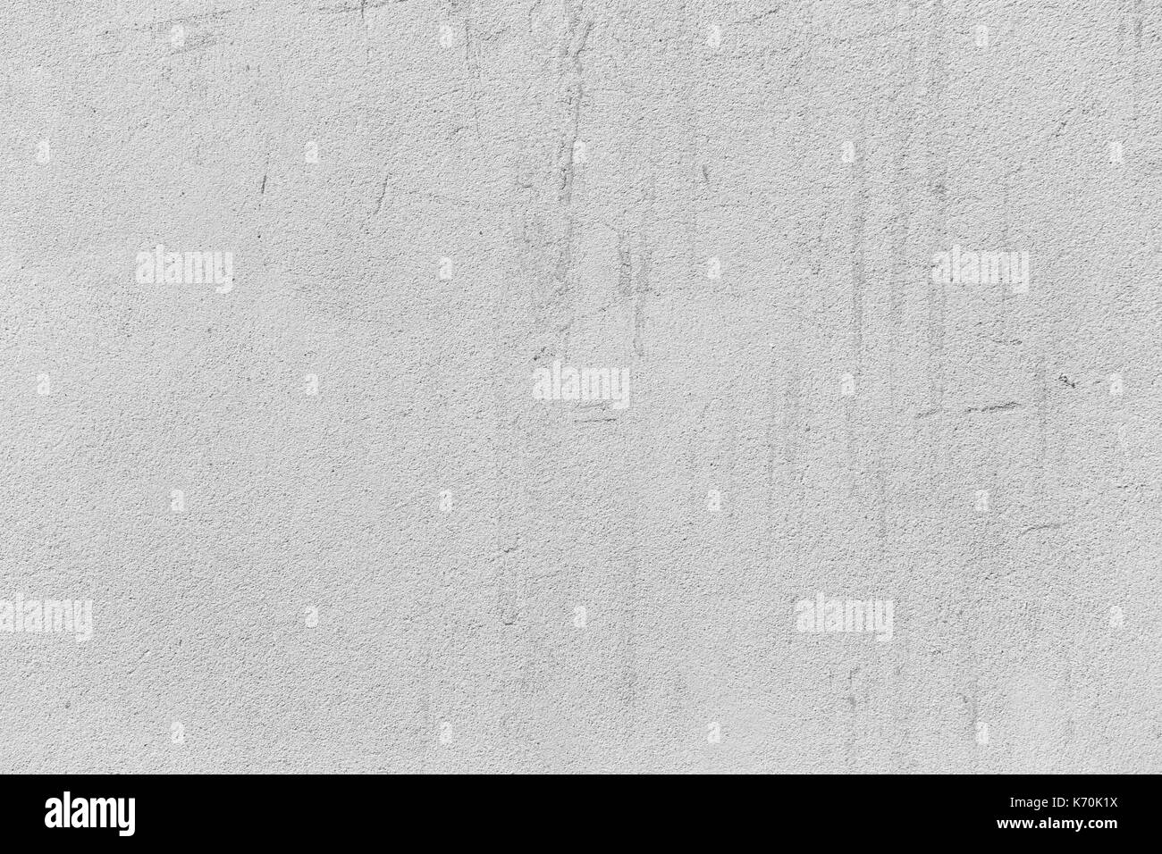 Oberfläche aus weißem Zement Wand für die Gestaltung Textur Hintergrund. Stockfoto