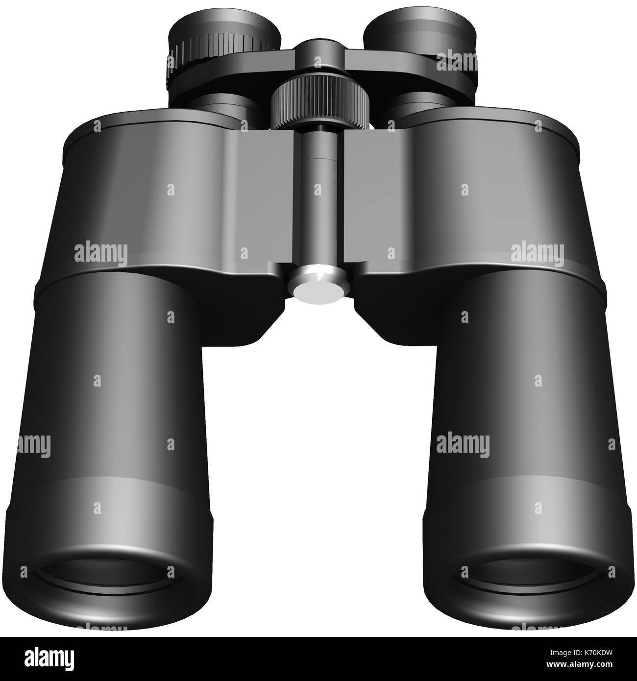 3D-Bild Fernglas Stockfoto