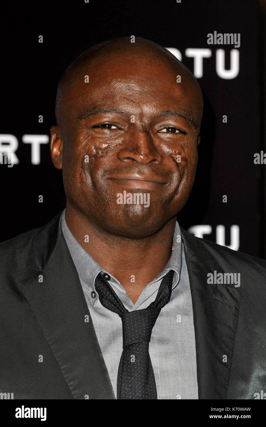 Datei-Foto vom 12/10/10 von Singer-Songwriter Seal, der gesagt hat, es sei ein 'lebenslanger Traum' gewesen, sein neues Album zu schaffen, eine Sammlung von Cover von Jazz- und Swing-Klassikern. Stockfoto