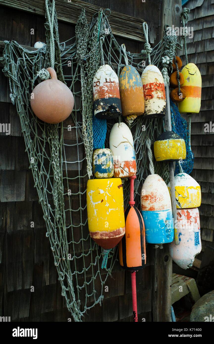 Usa, Massachusetts, Rockport, Hummer Bojen Stockfoto