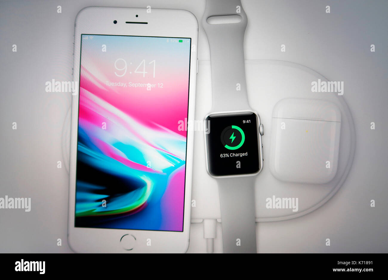 Apple iPhone 8. Stockfoto