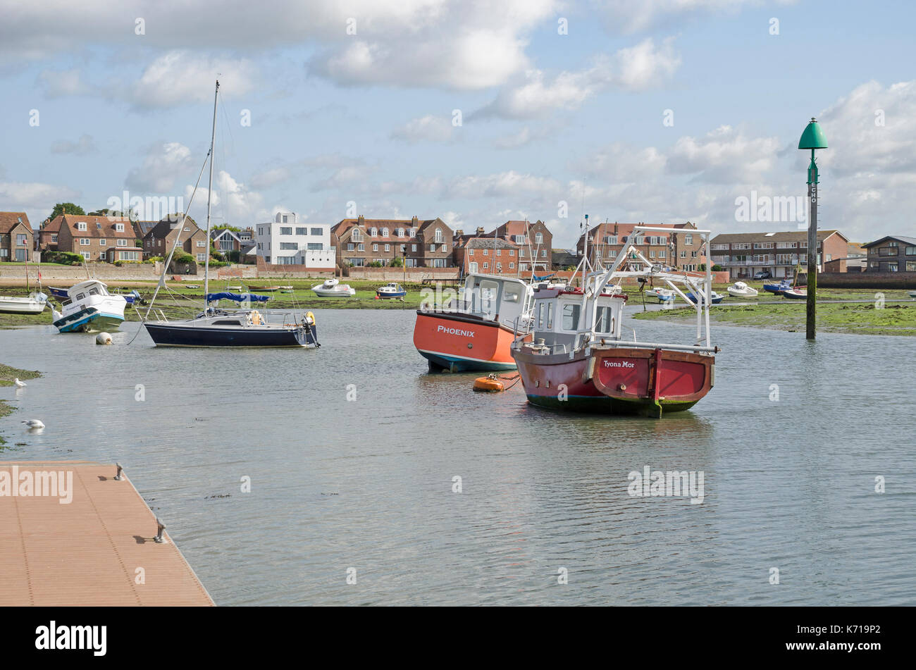 Emsworthhafen Stockfoto