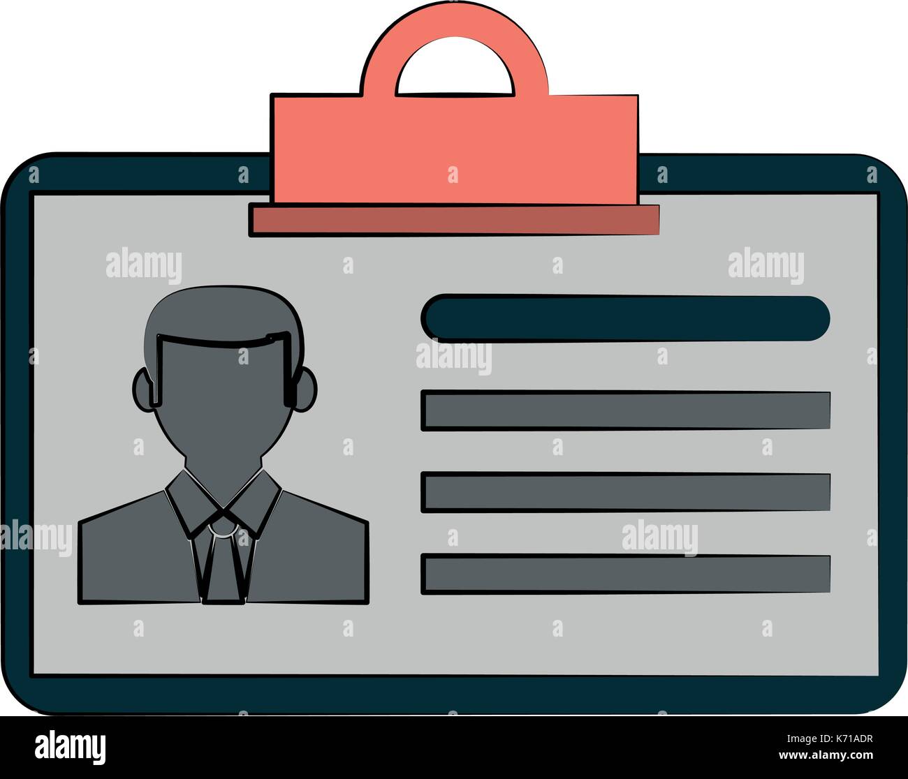 Id-icon image Stock Vektor