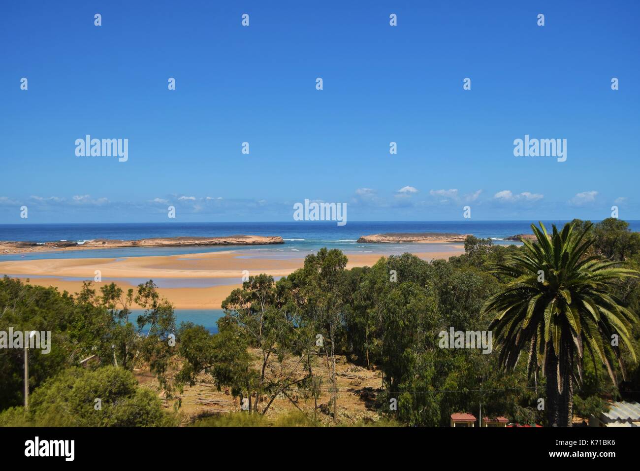 Wilden Strand in Marokko Stockfoto