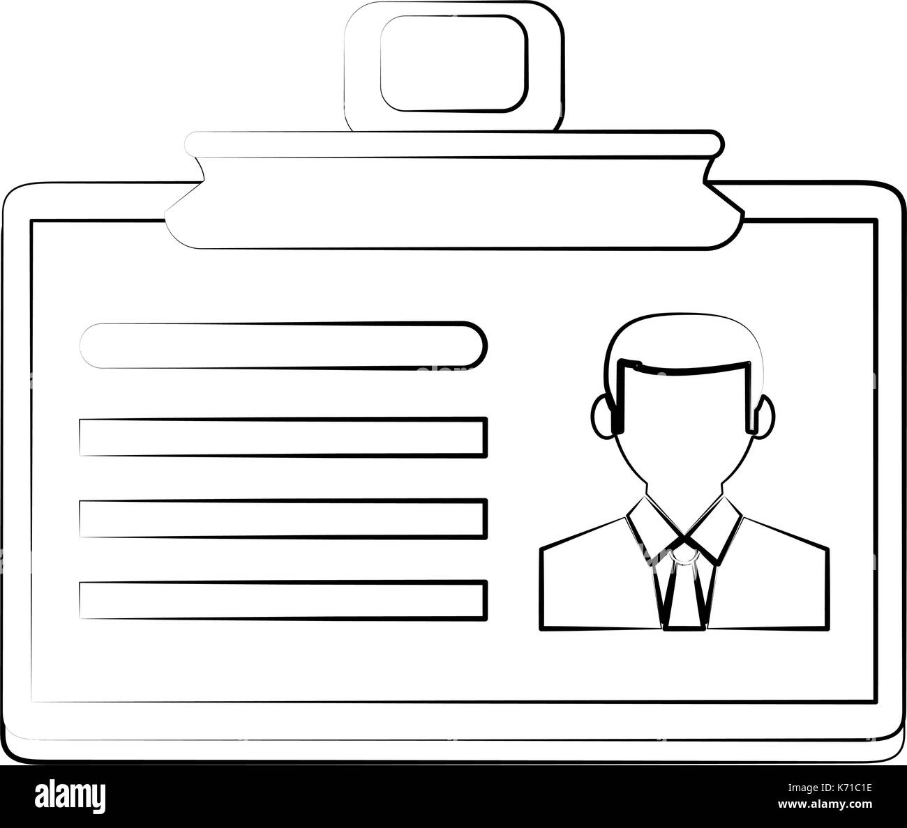 Id-icon image Stock Vektor