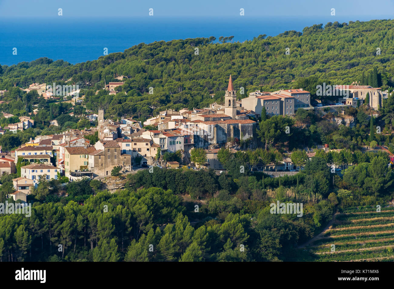LA CADIERE D'AZUR, VAR 83 FRANKREICH Stockfoto