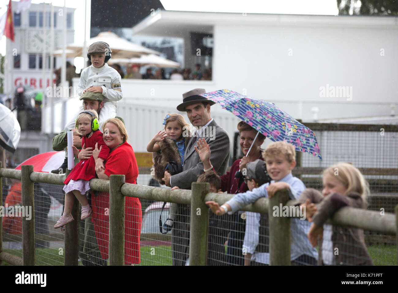 Goodwood Revival 2017 Konferenz, Goodwood Rennstrecke, von der britischen Automobile Racing Club, Chichester, West Sussex, England, UK organisiert Stockfoto