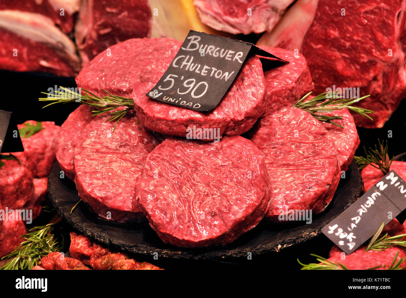 Fleisch Stockfoto