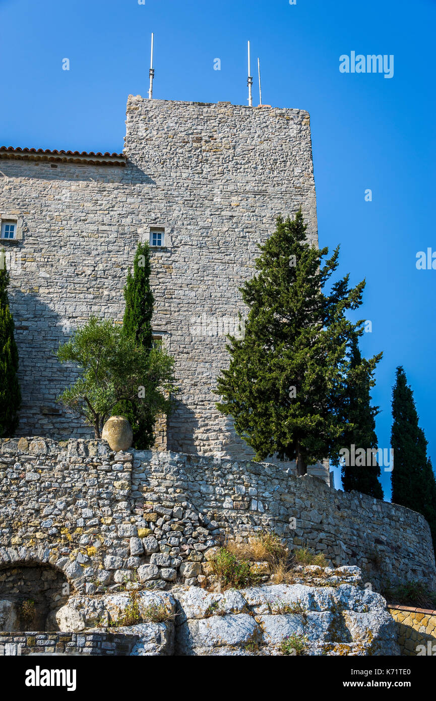 VILLAGE MEDIEVAL DU CASTELLET, VAR 83 FRANKREICH Stockfoto