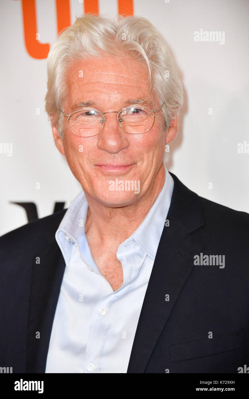 Toronto, Ontario, Kanada. 14 Sep, 2017. RICHARD GERE nimmt "Drei Christusse" Premiere während der 2017 Toronto International Film Festival in der Roy Thomson Hall, am 14. September 2017 in Toronto, Kanada Quelle: Igor Vidyashev/ZUMA Draht/Alamy leben Nachrichten Stockfoto