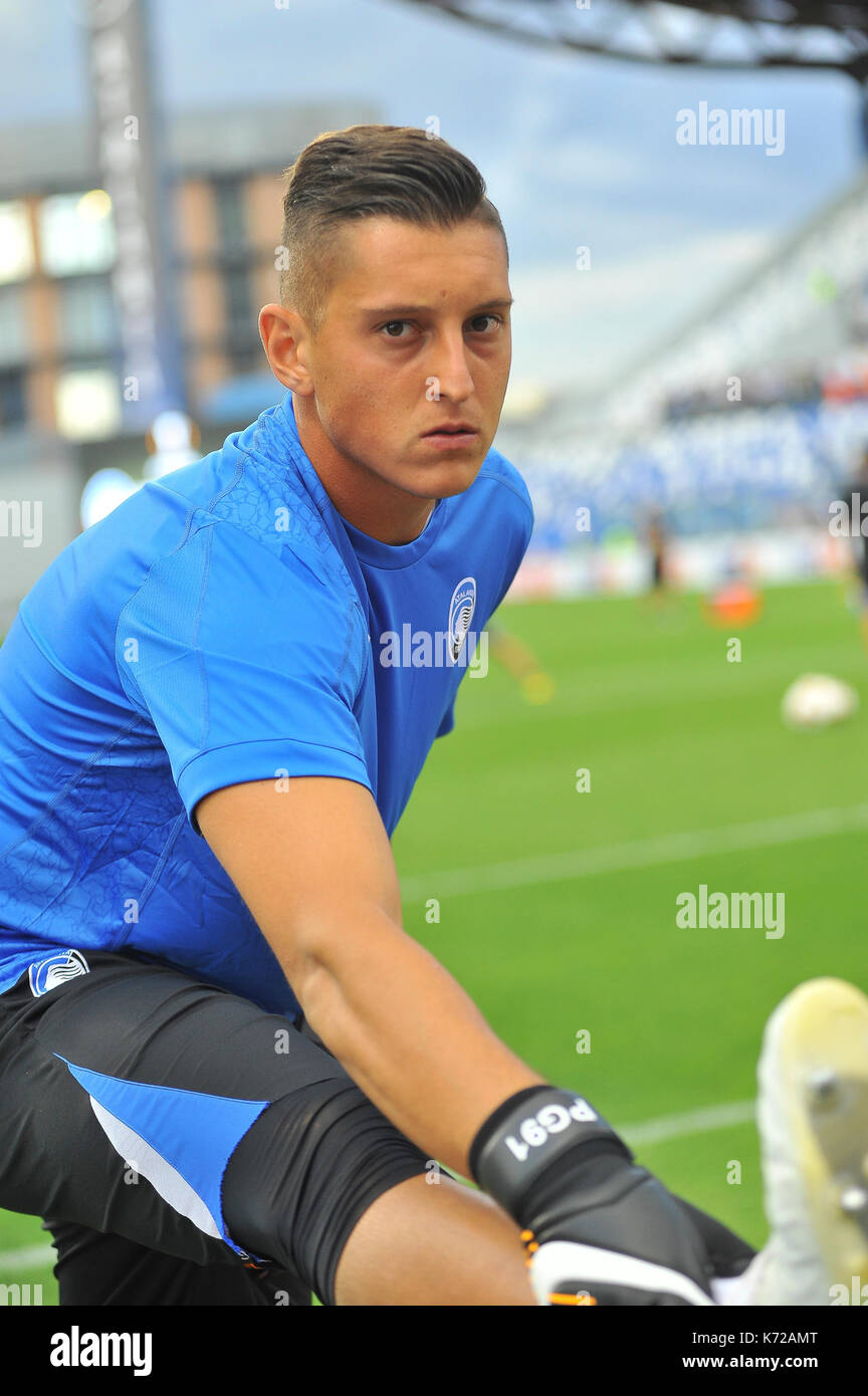 Reggio Emilia, Italien. 14. September 2017. Pierluigi Gollini (Atalanta BC) während dem Spiel UEFA Europa League zwischen Atalanta und Everton bei Mapei Stadion. Das endgültige Ergebnis 3-0. Quelle: Fabio Udine/Alamy leben Nachrichten Stockfoto