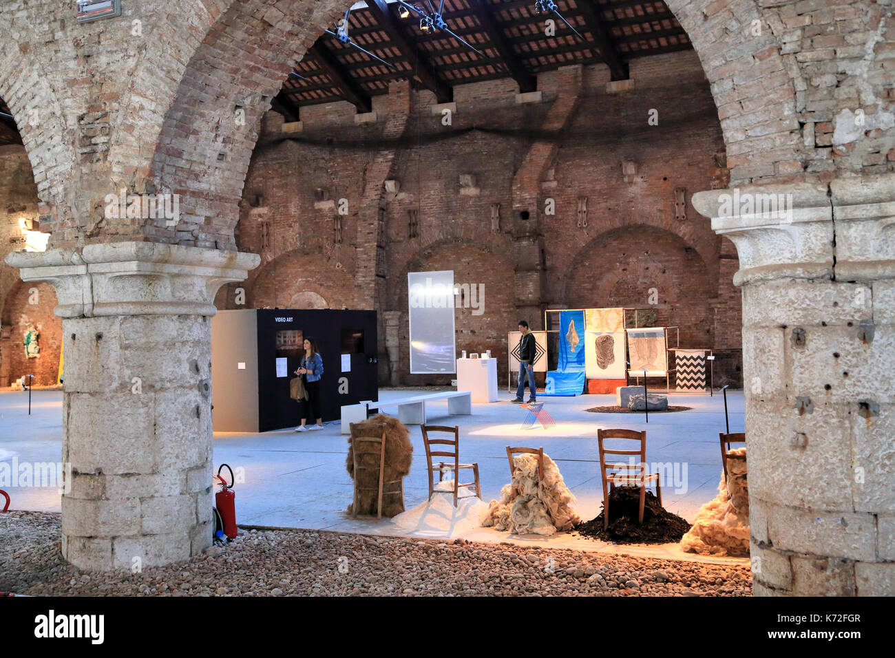Biennale - Arte Laguna Preis 2017 im Arsenale in Venedig Stockfoto