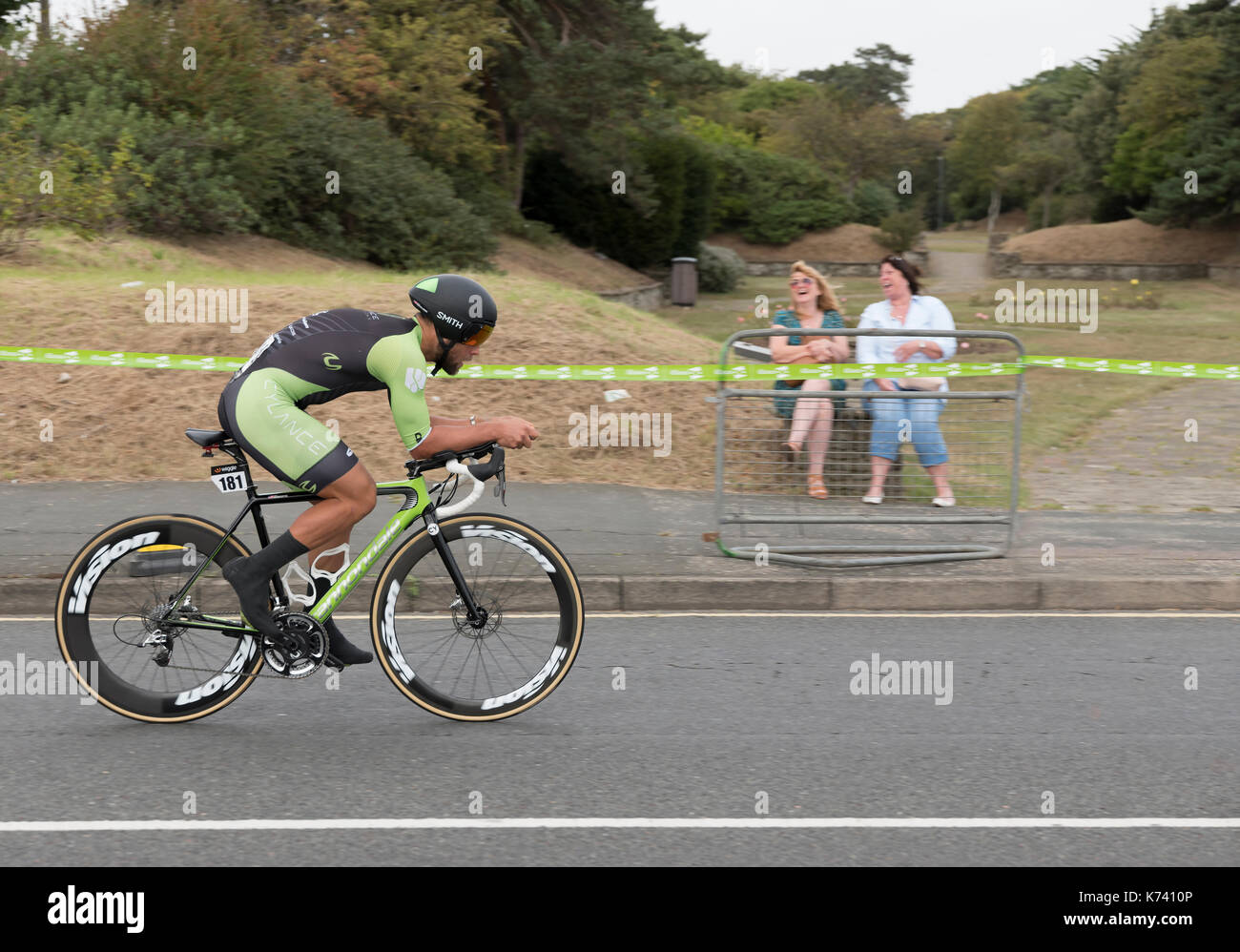 Tour durch Großbritannien Radrennen 2017 Stufe 5 Clacton-on-Sea Stockfoto