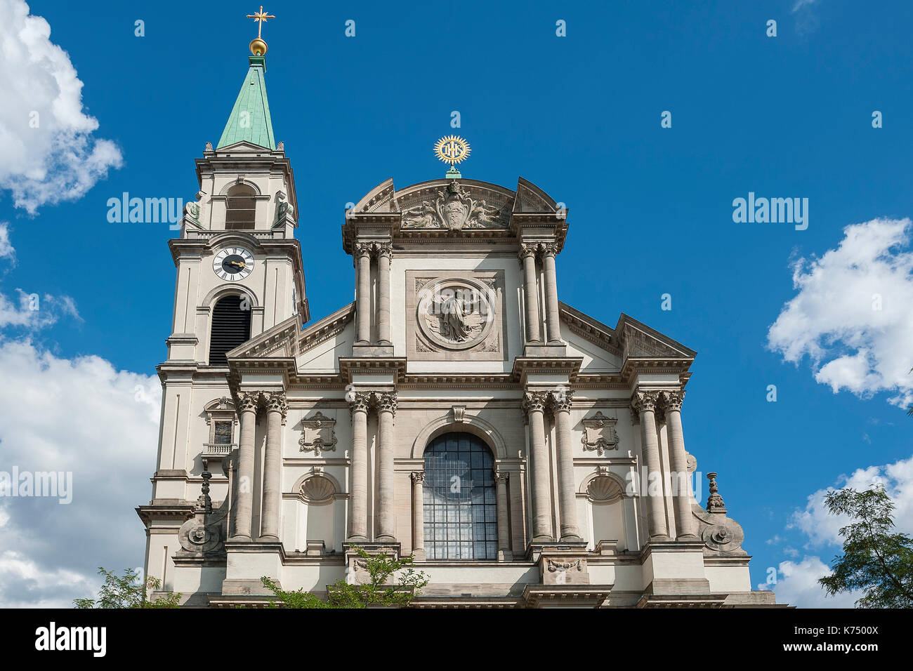 Neue Pfarrkirche St. Margaret, Margaretenkirche, Sendling, München, Bayern, Deutschland Stockfoto