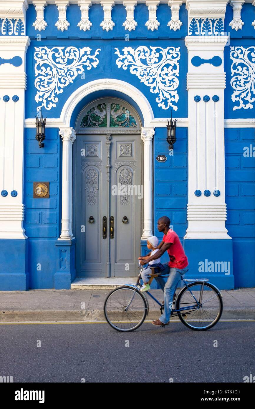 Kuba Camagüey Province, Camaguey, historische Zentrum registriert als UNESCO-Weltkulturerbe, Casa de la Diversidad Cultural rund um den Parque Ignacio Agramonte Stockfoto