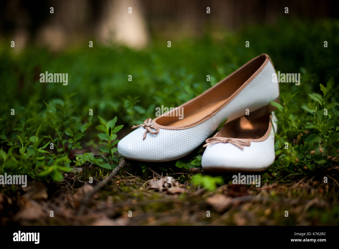 Hochzeit Schuhe Stockfoto