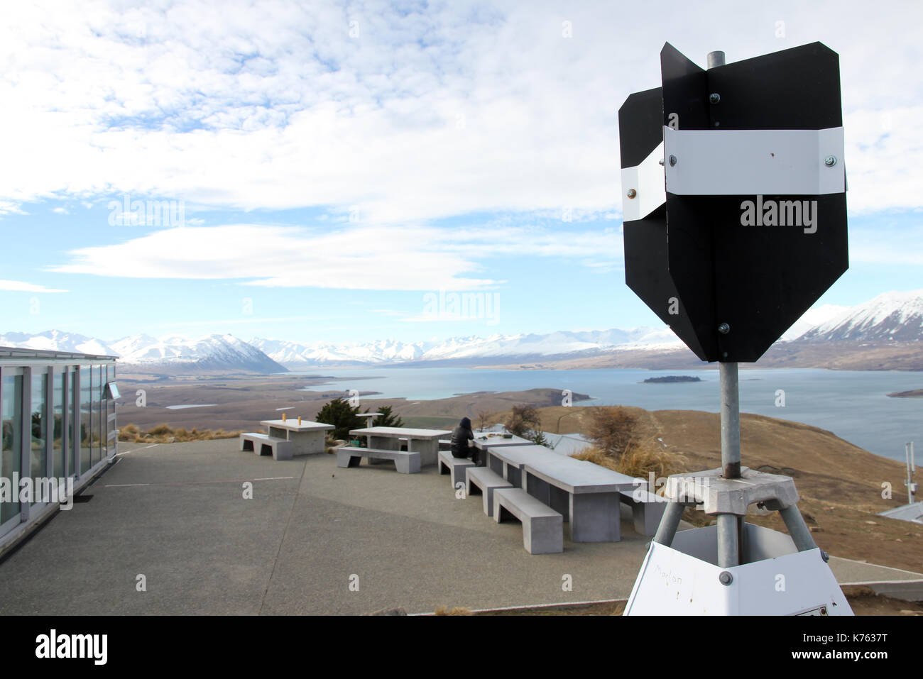 Mount John Observatorium Neuseeland Stockfoto