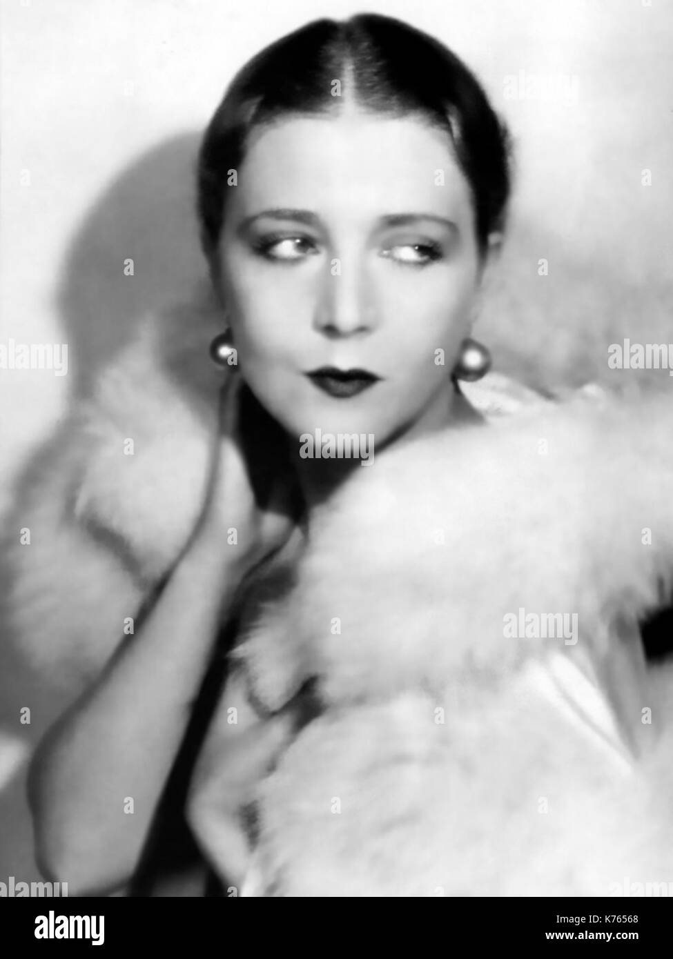 Eine FRAU ZU LIEBEN 1930 MGM Film mit Vilma Banky Stockfoto
