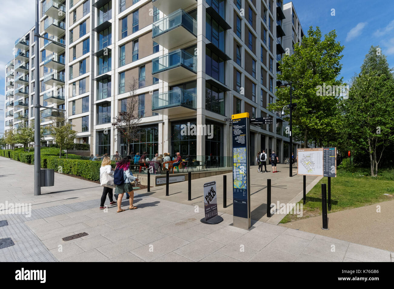 East Village London Development bei Stratford, London England United Kingdom UK Stockfoto