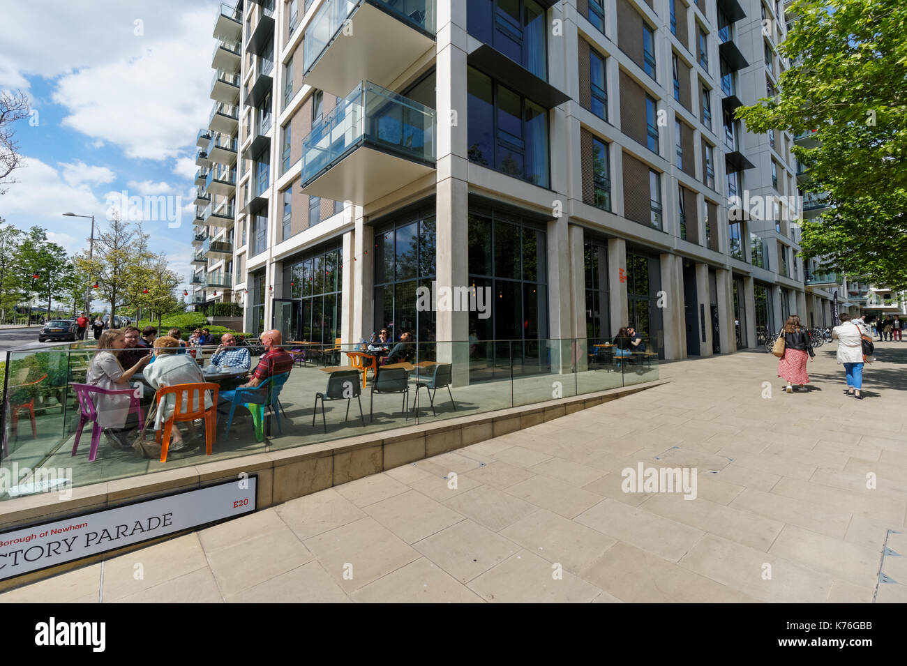 East Village London Development bei Stratford, London England United Kingdom UK Stockfoto