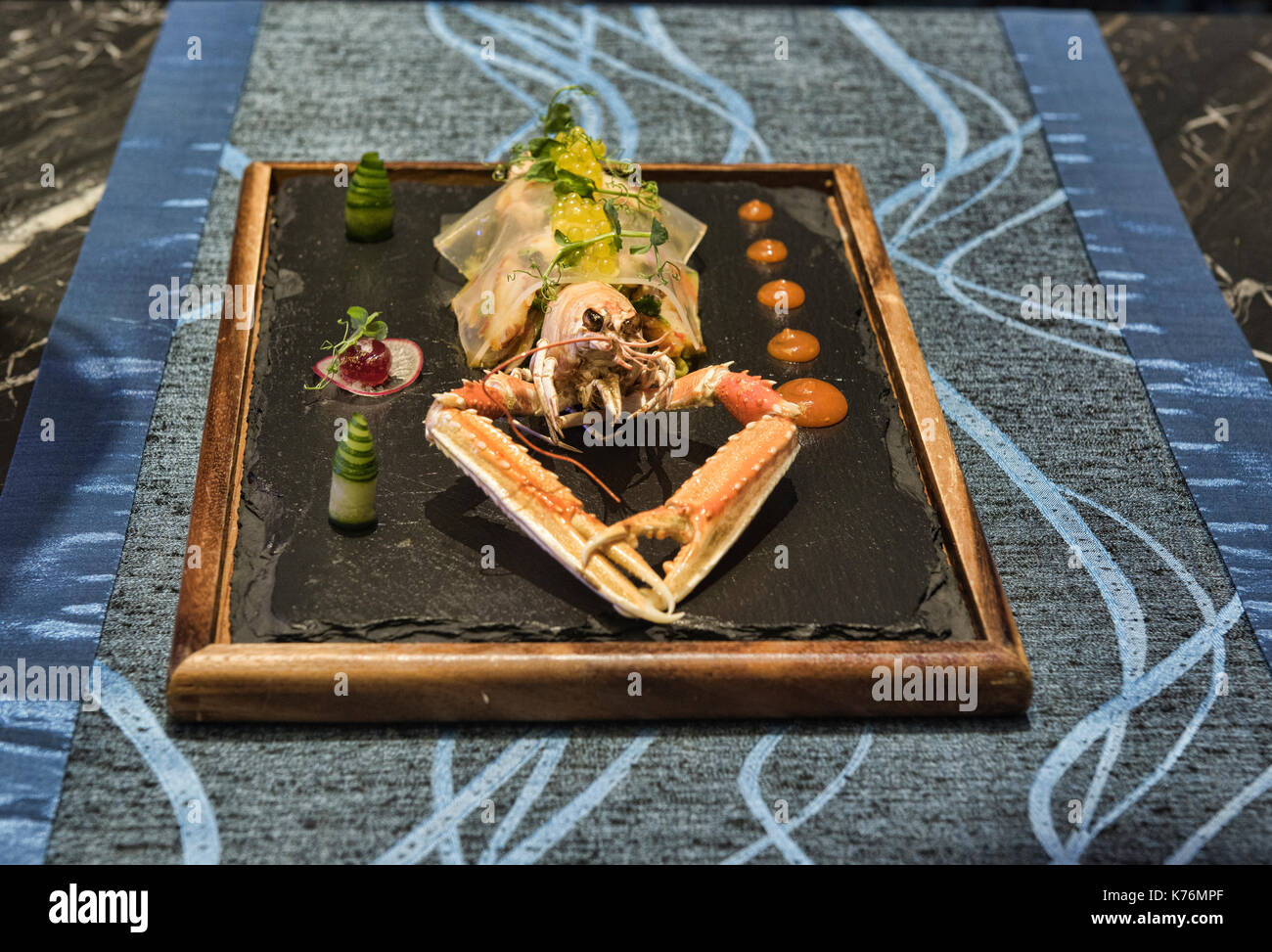 Gourmet Garnelen, Bangkok, Thailand Stockfoto