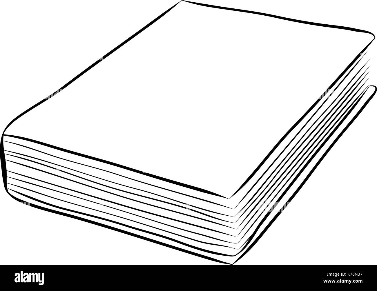 Abdeckung Buch Hand Zeichnen Stock Vektorgrafik Alamy