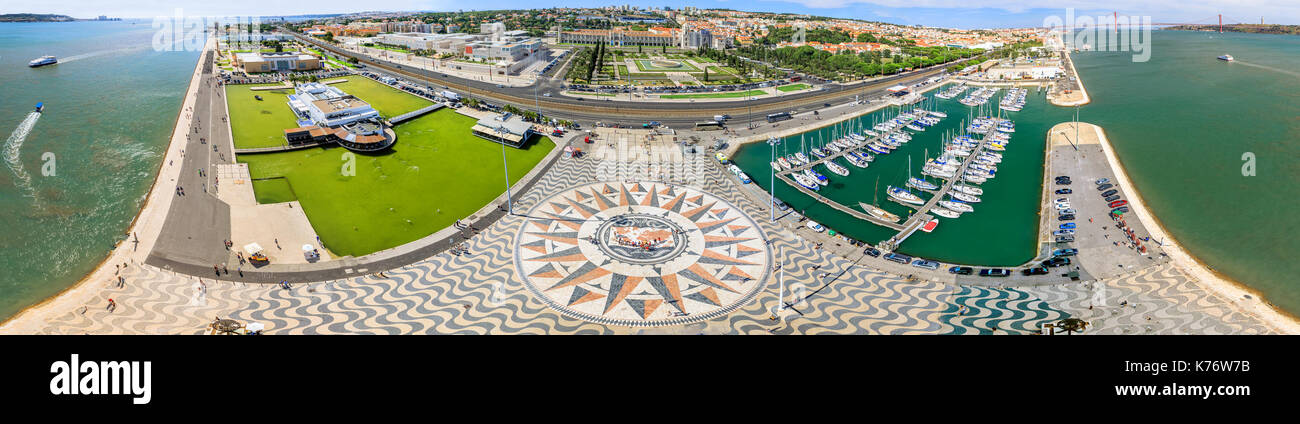 Belem Viertel panorama Stockfoto