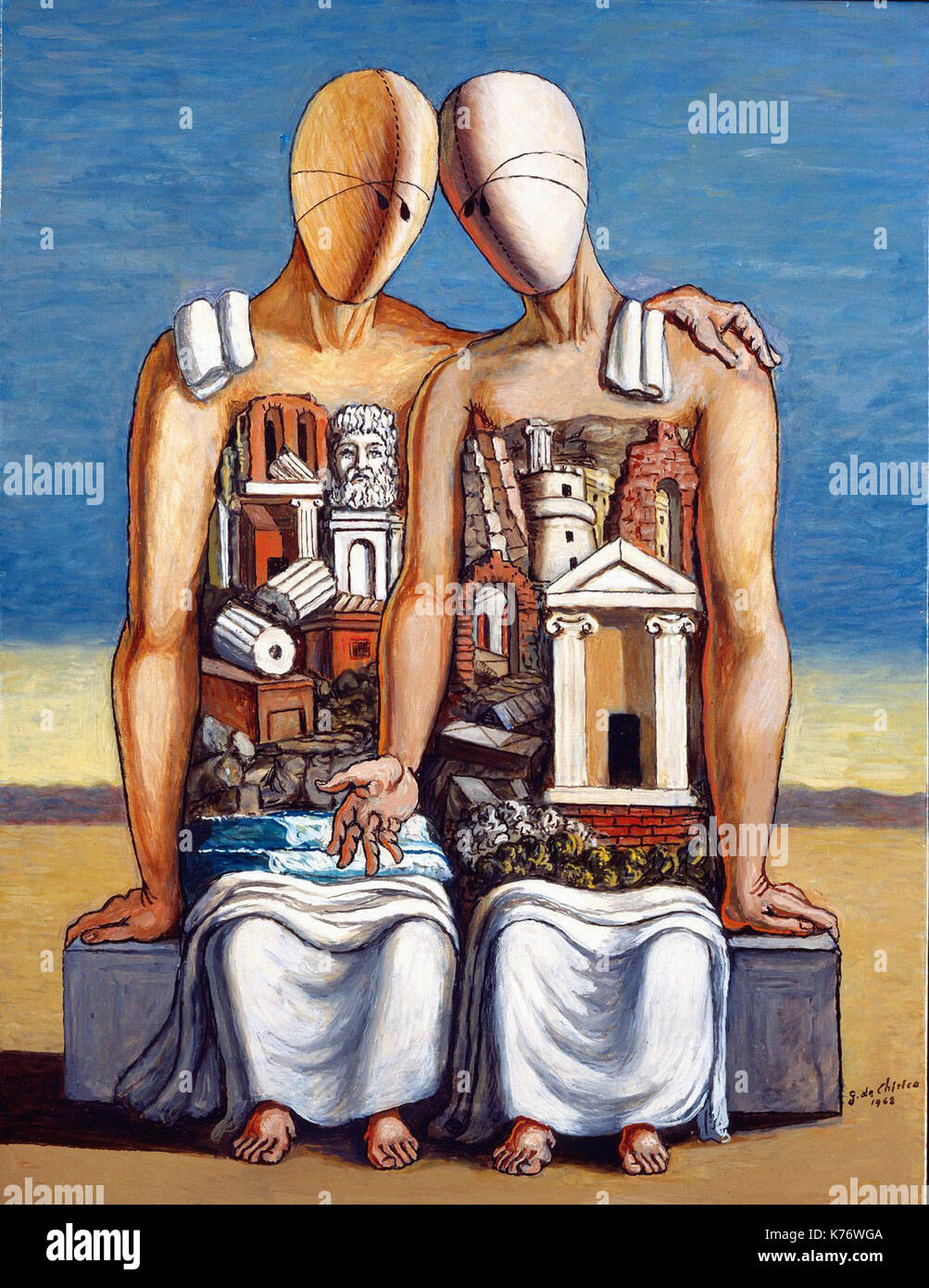 De Chirico, Archeologi, 1968 Stockfotografie Alamy