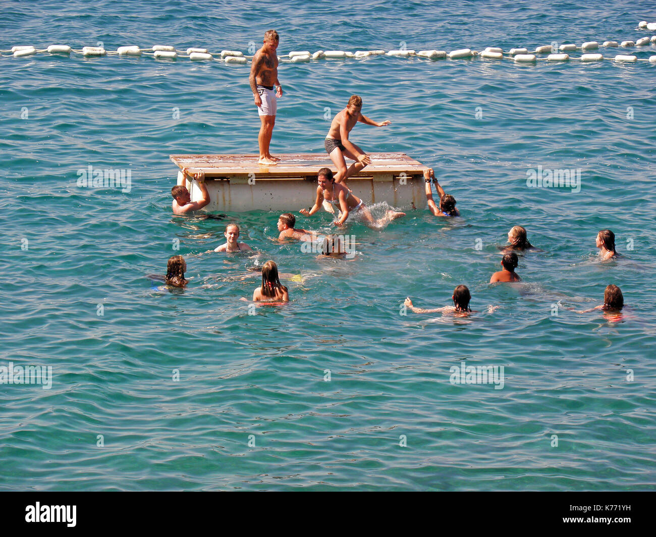Crikvenica-Selce Riviera, Strand, Sommer, Adriaküste, Kroatien, Europa, 50 Stockfoto