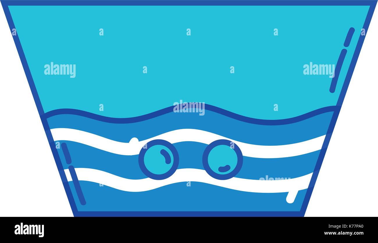 Wasser Eimer design für saubere Kleidung Stock Vektor