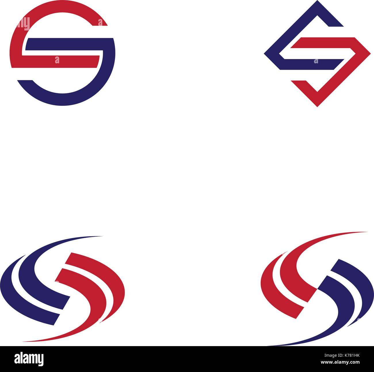 Business corporate S schreiben Logo Design Vector Stock Vektor