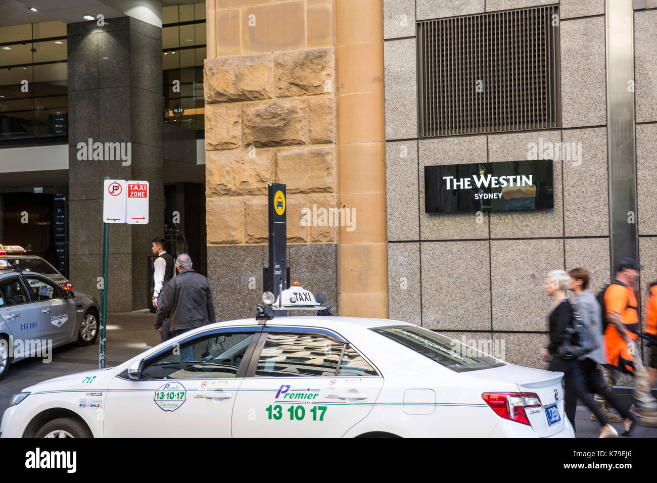 The Westin Hotel bei Nr. 1 Martin Place in Sydney CBD, Australien Stockfoto